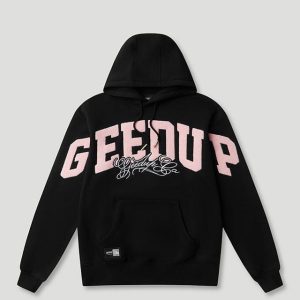 Black/Dusty Pink Geedup hoodie
