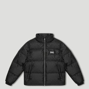 Black Geedup Puffer Jacket
