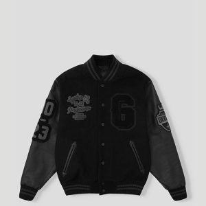 Geedup 13YR PFK Varsity Jacket Black